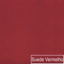 Ver imagem 6 de Poltrona Decorativa Luna Base de Ferro Bronze Suede Vermelho