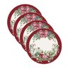 Sousplat Natal - 4 Peças - com Base - 1