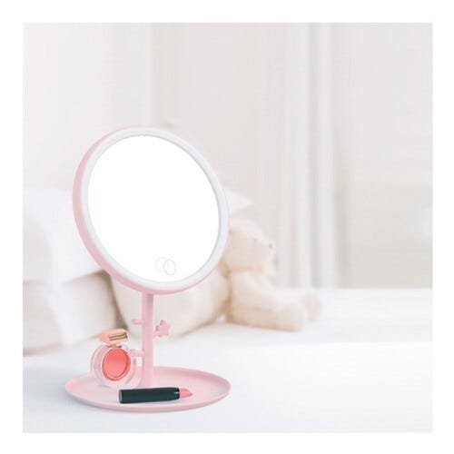 Espelho Camarim LED Maquiagem Mesa Portátil Recarregavel - 2