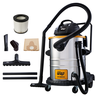 Aspirador de Pó e Água Potente WAP GTW Inox 50 1600W 50L com Rodinhas e Extensores de Longo Alcance 220V - 2