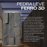 Revestimento de Parede Pedra Ferro Leve 3d Decorativa 120cm X 60cm X 9cm Formaco Decor - 6