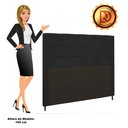 Ver imagem 4 de Cabeceira Luna Para Cama Box Queen 160 cm Suede - D’RossiPreto