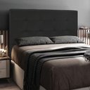 Ver imagem 2 de Cabeceira Luna Para Cama Box Queen 160 cm Suede - D’RossiPreto