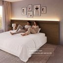 Ver imagem 5 de Painel Cabeceira Frisado Casal/Queen com LED 109x270cm