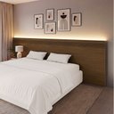 Ver imagem 1 de Painel Cabeceira Frisado Casal/Queen com LED 109x270cm