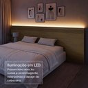 Ver mais imagens de Painel Cabeceira Frisado Casal/Queen com LED 109x270cm