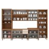 Kit Cozinha Modulada 7 Peças Requinte (2aéreos+2balcões+2paneleiros+1complemento) Cz101 Nature/ - 4