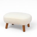 Ver imagem 7 de Poltrona Amamentação Balanço Madeira e Puff Jhessy Bouclê R04 - D’Rossi