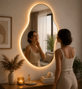 Ver imagem 2 de Espelho Antigua - Linha Metal - - Off White - sem LED - 120x70