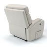 Poltrona do Papai Reclinável em Couro Bovino Cor Off White Reclinação Elétrica - Modelo Florença - 3