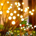Ver imagem 3 de Pisca Solar de Bolinhas Jardim 12 Lâmpadas Leds Amarelo 60cm