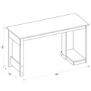 Ver imagem 6 de Mesa Gamer para Computador Escrivaninha Preta 136cm Caemmun