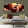 Quadro Decorativo Anjo Flecha 129x61 5pc Sala - 2