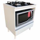 Ver imagem 3 de Balcão Multiuso Cozinha para Cooktop Micro/forno 100% Mdf