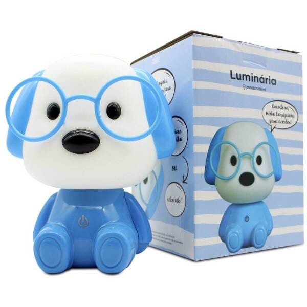 Luminária Infantil Zona Criativa Cachorro Azul - 4