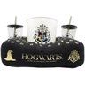 Almofada de Pipoca 2 Pessoas Harry Potter Hogwarts Preto e Dourado Zona Criativa - 1