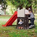 Ver imagem 3 de Escorregador Infantil Árvore Marrom e Vermelho 204x109 Bel