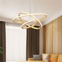 Ver imagem 4 de Lustre Pendente 3 em 1 Arco Aneis Led Infinito Perfil Luminaria Ajustavel Regulavel Iluminaçao