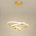 Ver imagem 7 de Lustre Pendente 3 em 1 Arco Aneis Led Infinito Perfil Luminaria Ajustavel Regulavel Iluminaçao