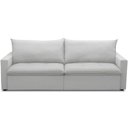 Ver imagem 3 de Sofá Cama Retrátil Reclinável para Sala de Estar 208cm Lari F04 Bouclê Cinza - Lyam Decor