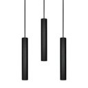 Ver imagem 1 de Kit 3 Pendente Tubo 35cm Gu10 Preto para Bancada Cozinha Banheiro Quarto