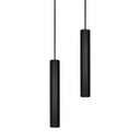 Ver imagem 1 de Kit 2 Pendente Tubo 35cm Gu10 Preto para Bancada Cozinha Banheiro Quarto
