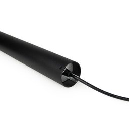 Kit 2 Pendente Tubo 35cm Gu10 Preto para Bancada Cozinha Banheiro Quarto - 4