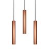 Kit 3 Pendente Tubo 35cm Gu10 Cobre para Bancada Cozinha Banheiro Quarto - 1