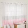 Cortina Quarto De Bebê e infantil Balãozinho Cores 2 m rosa - 2