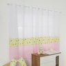 Cortina Savana 2,00 X 1,60 Para Quarto Bebe E Infantil rosa - 1