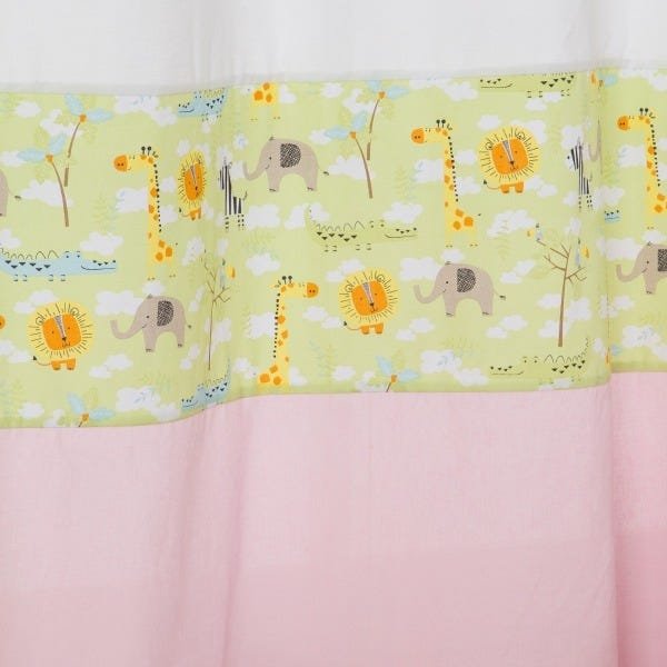 Cortina Savana 2,00 X 1,60 Para Quarto Bebe E Infantil rosa - 3