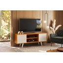 Ver imagem 4 de Rack Bancada Lisboa Belufan Móveis Cor Cinamomo/off White