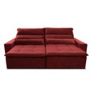 Ver imagem 6 de Sofá Retrátil/Reclinável Amsterdam 2,70m Suede Velut com Molas no Assento - King House