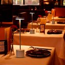 Ver imagem 6 de Kit 10 Luminárias de Mesa Touch Candeeiro Led sem Fio Recarregável Prata