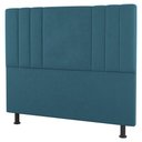 Ver imagem 1 de Cabeceira Cama Box Casal Queen Size Grace 160cm Suede Turquesa - Desk Design
