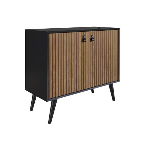 Balcão 2 Portas Amber Preto Brise