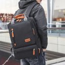 Ver imagem 4 de Mochila Universitária Escolar Executiva Feminina Masculina