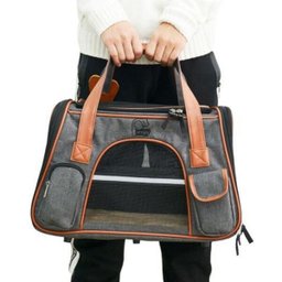 Bolsa Transporte Pet Luxo Cães E Gatos Avião - 9