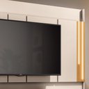 Ver mais imagens de Estante Painel para Tv 75 Pol com Led Mound B01 Off White Cinamomo - Lyam Decor