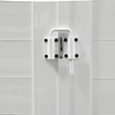 Ver imagem 5 de Porta Camarão Lambril Alumiínio 60x210 Branca Lado Direito