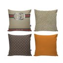 Ver imagem 1 de Kit com 4 Capas para Almofadas Decorativas de Sofá Gucci e L&v