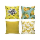 Ver imagem 1 de Kit com 4 Capas para Almofadas Decorativas de Sofá Bananas