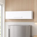 Ver imagem 2 de Armário Aéreo 79 cm 1 Porta Basculante Mara Parede Cozinha Cor:Branco