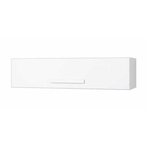 Armário Aéreo 79 cm 1 Porta Basculante Mara Parede Cozinha Cor:Branco