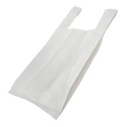 Saco Plastico com Alça Branca Reciclada Grossa 15 Kg Cor:branco - 1