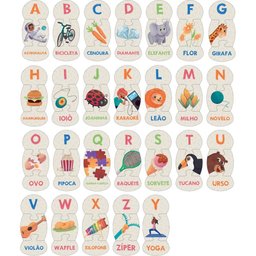 Brinquedo Educativo Aprendendo Alfabeto 78 PCS - 3