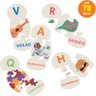 Brinquedo Educativo Aprendendo Alfabeto 78 PCS - 4