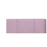 Painel para Cama Box Donna King 1,93cm Veludo Rose - Fdecor - 2
