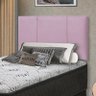 Painel para Cama Box Donna King 1,93cm Veludo Rose - Fdecor - 3