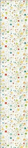 Papel de Parede Adesivo Lavável Bolas de Tintas 9m - 7